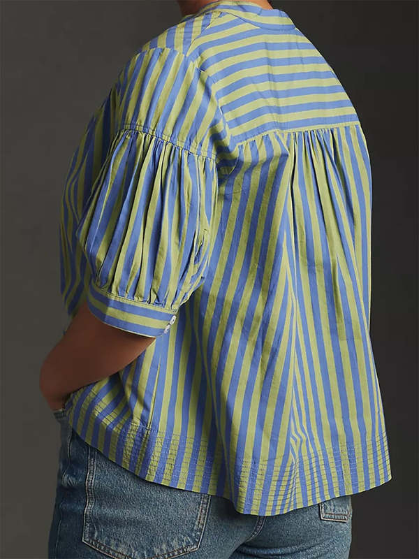 Women’s Casual Striped V-Neck Top