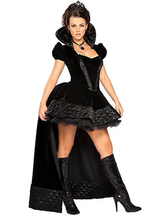 Women’s devil uniform cosplay dress - Black / M