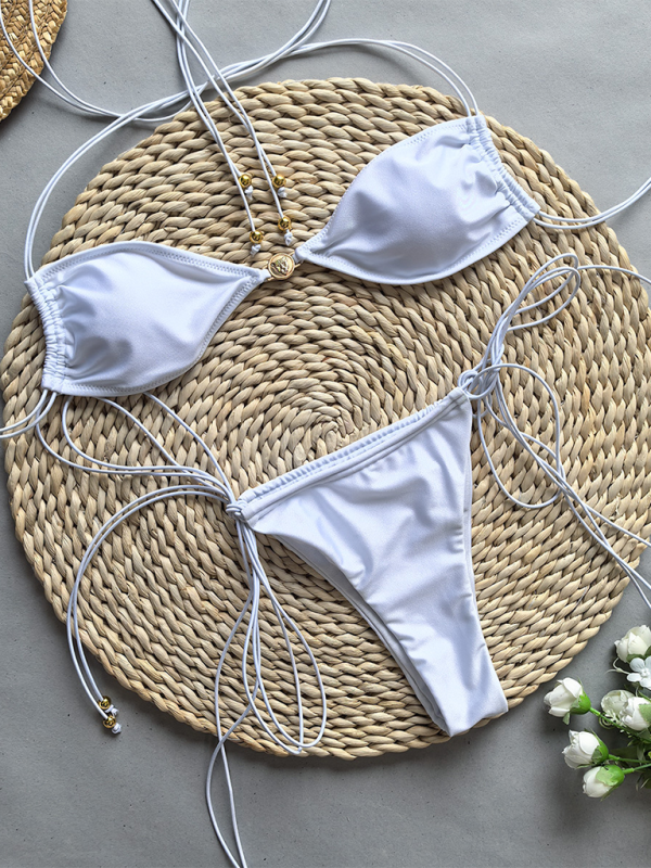 Women’s Lace-up Two-Piece Bikini