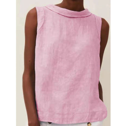 Ladies T-Shirt Sleeveless Solid Color Shirt Print on any thing USA/STOD clothes