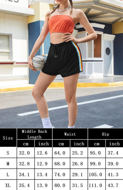 Women's Casual Loose Running Shorts Running Shorts Print on any thing USA